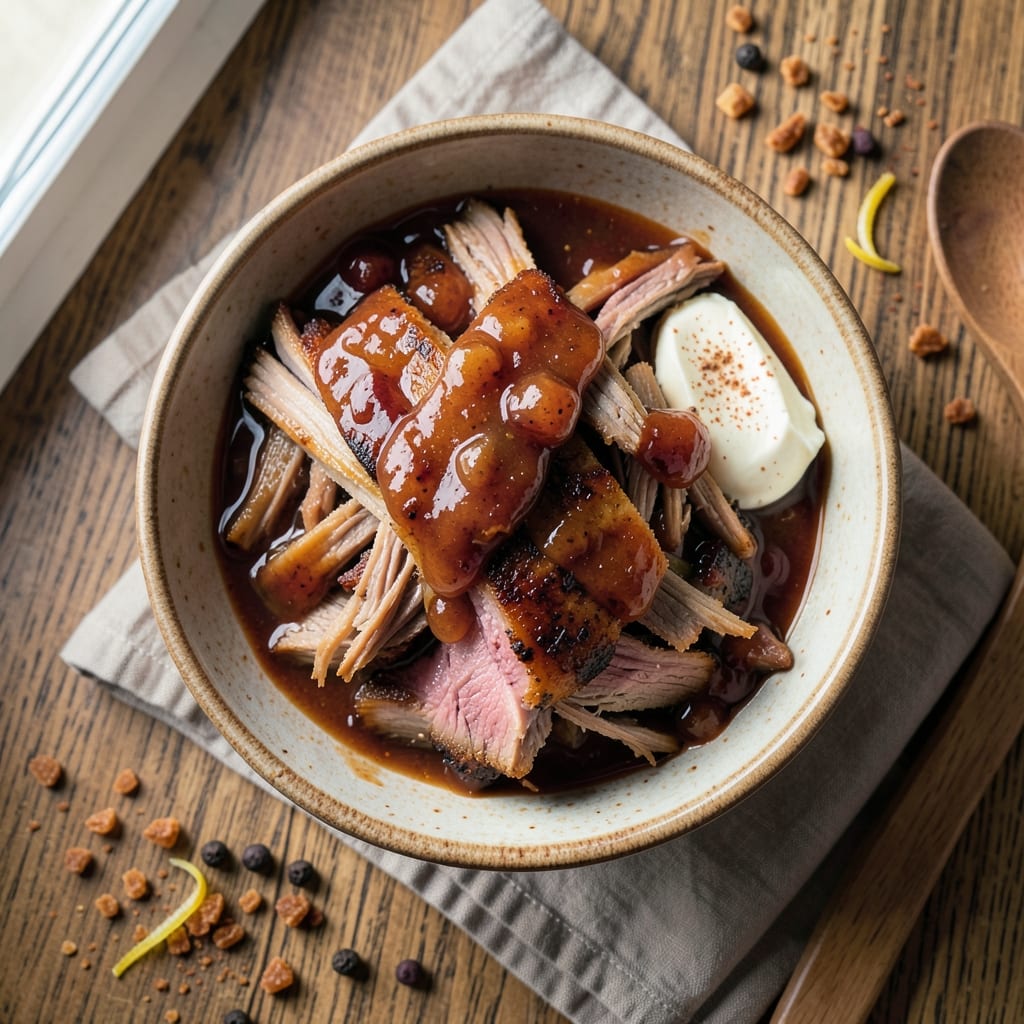 Applesauce Pulled Pork Recipe: Sweet-Tart Glaze That Sticks to Every Bite