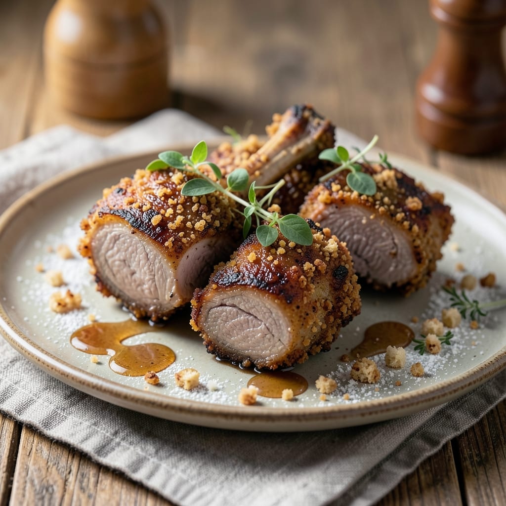 Baked Breaded Bone-In Pork Chops Recipe: Crispy Crust, Juicy Meat, Zero Dredge Waste