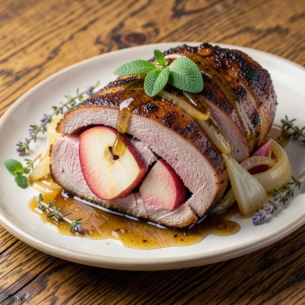 Apple Stuffed Pork Loin Recipe: Caramelized Apple Filling Meets Juicy Crust