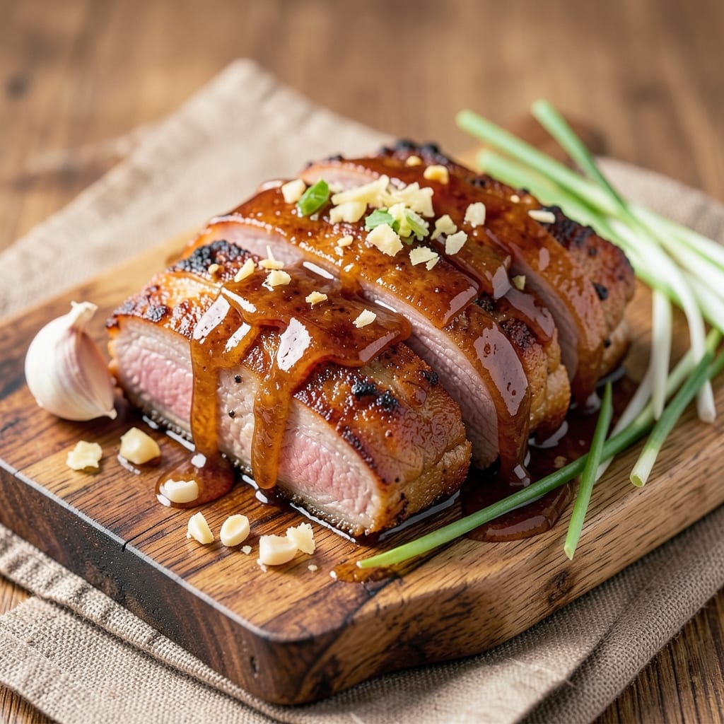 Ah So Pork Recipe: Caramelized Glaze and Crispy Crackling