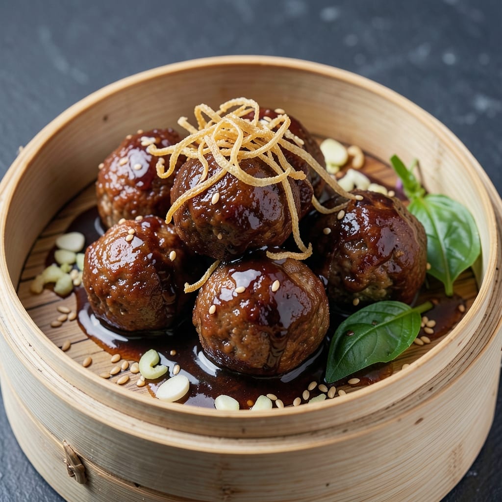 Asian-Style Pork Meatballs Recipe: Umami-Rich Gloss in 20 Minutes