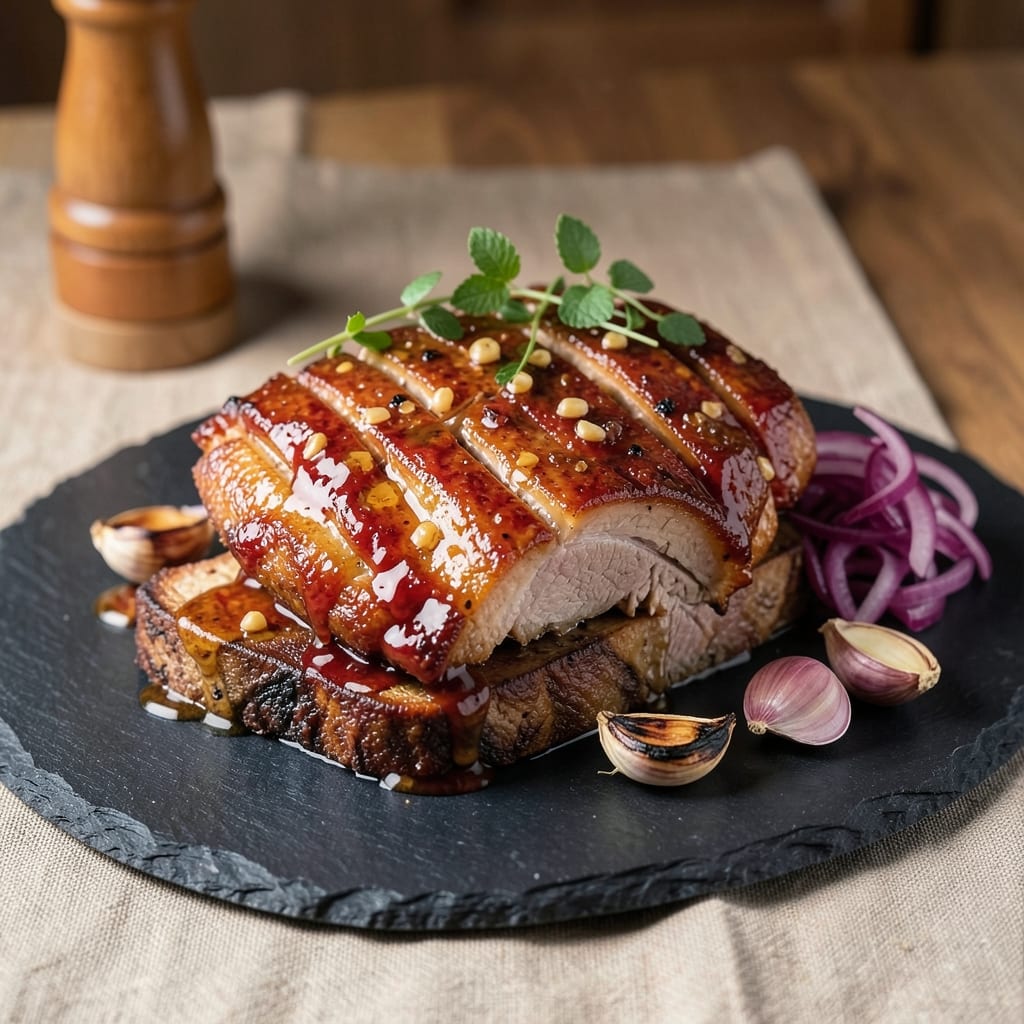 Asian Glazed Pork Belly Recipe: Five-Spice Crispy Skin, Molten Center Magic