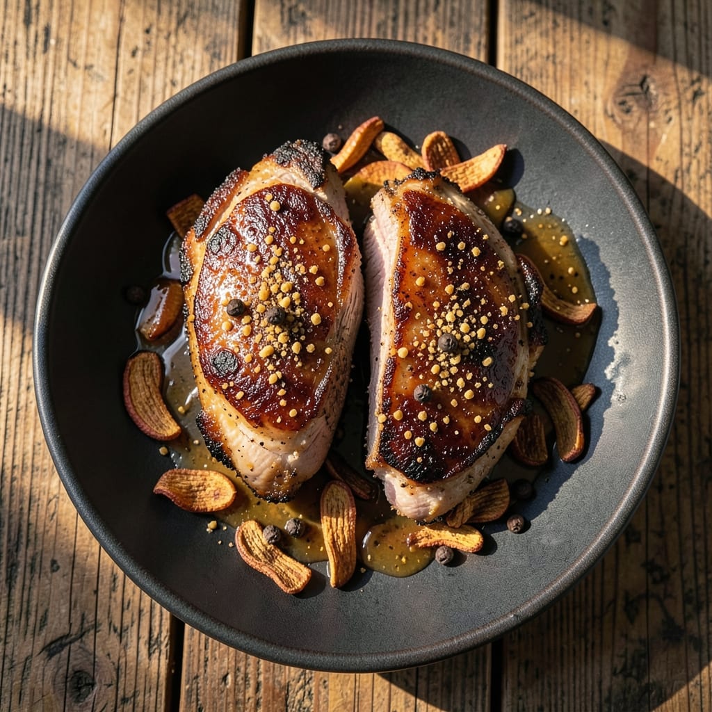 Applewood Smoked Pork Chops Recipe: Wood-Fired Crust Meets Juicy Centers