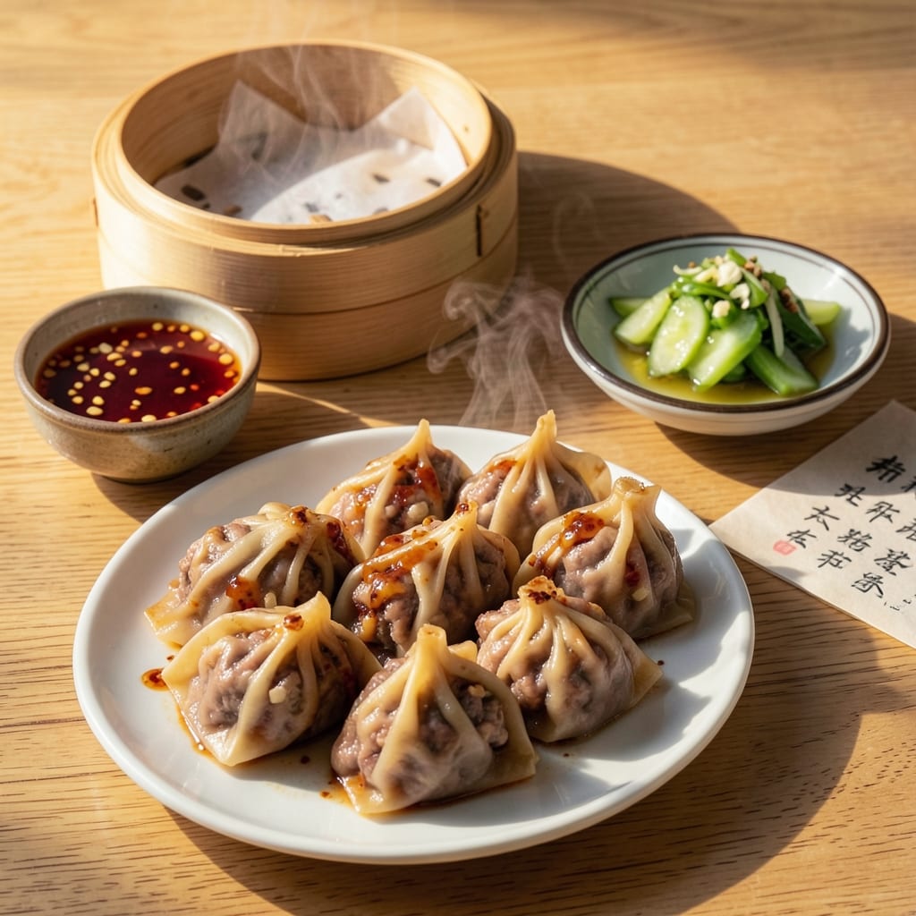 Authentic Chinese Pork Dumplings Recipe: Wonton-Wrapper Secrets for Crispy Edges