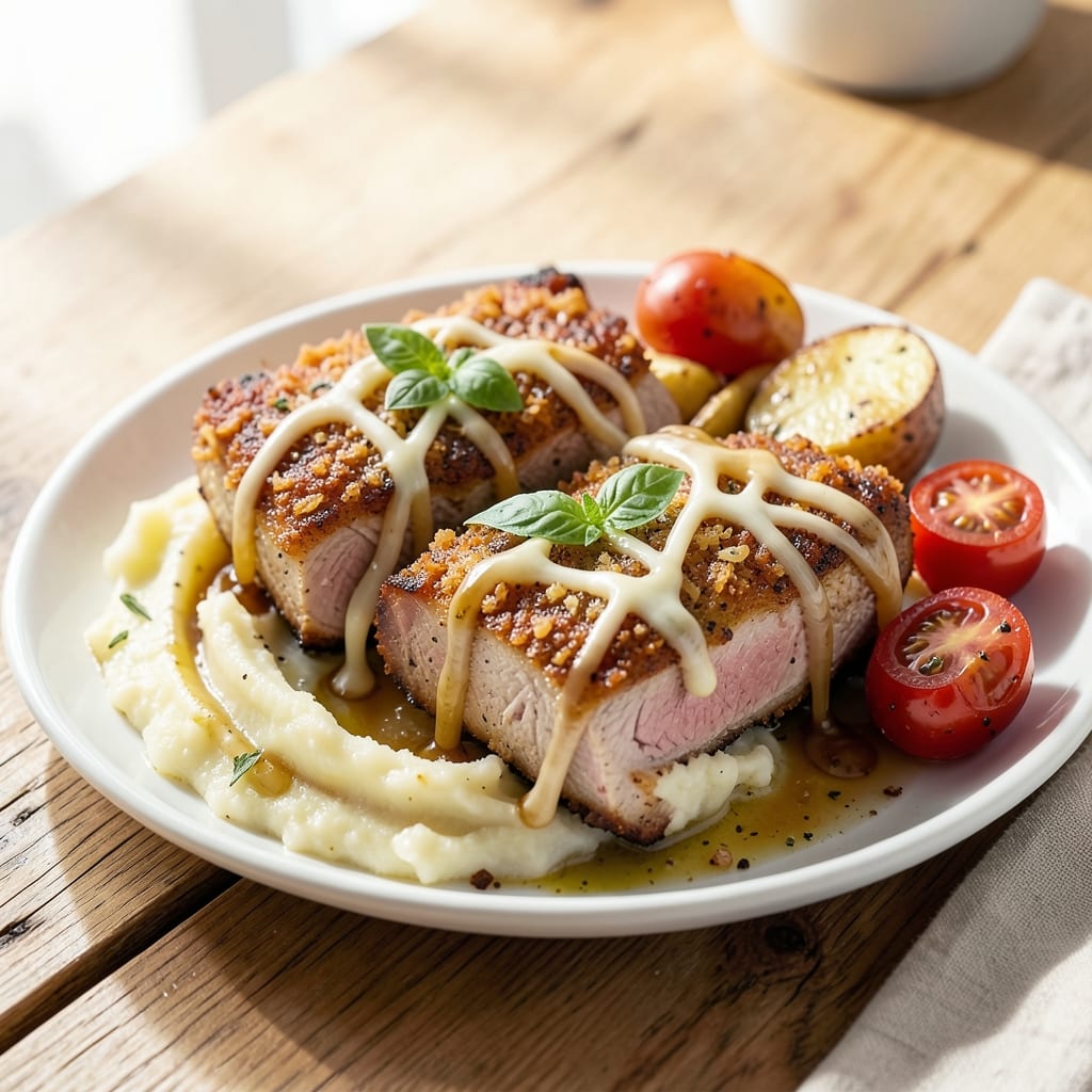 Baked Parmesan Crusted Pork Chops Recipe: Golden Crust, Juicy Centers Guaranteed