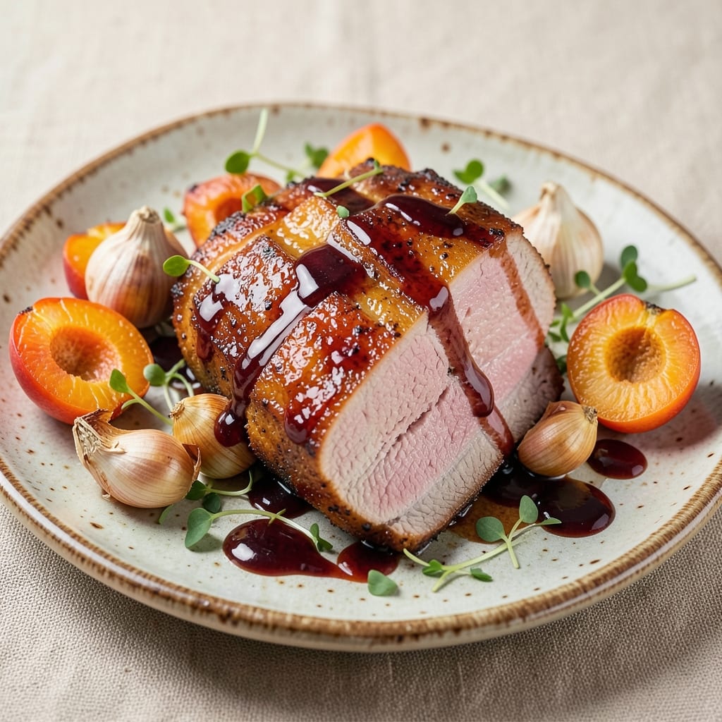 Apricot Glazed Pork Loin Roast Recipe: Sweet-Tart Caramelized Crust