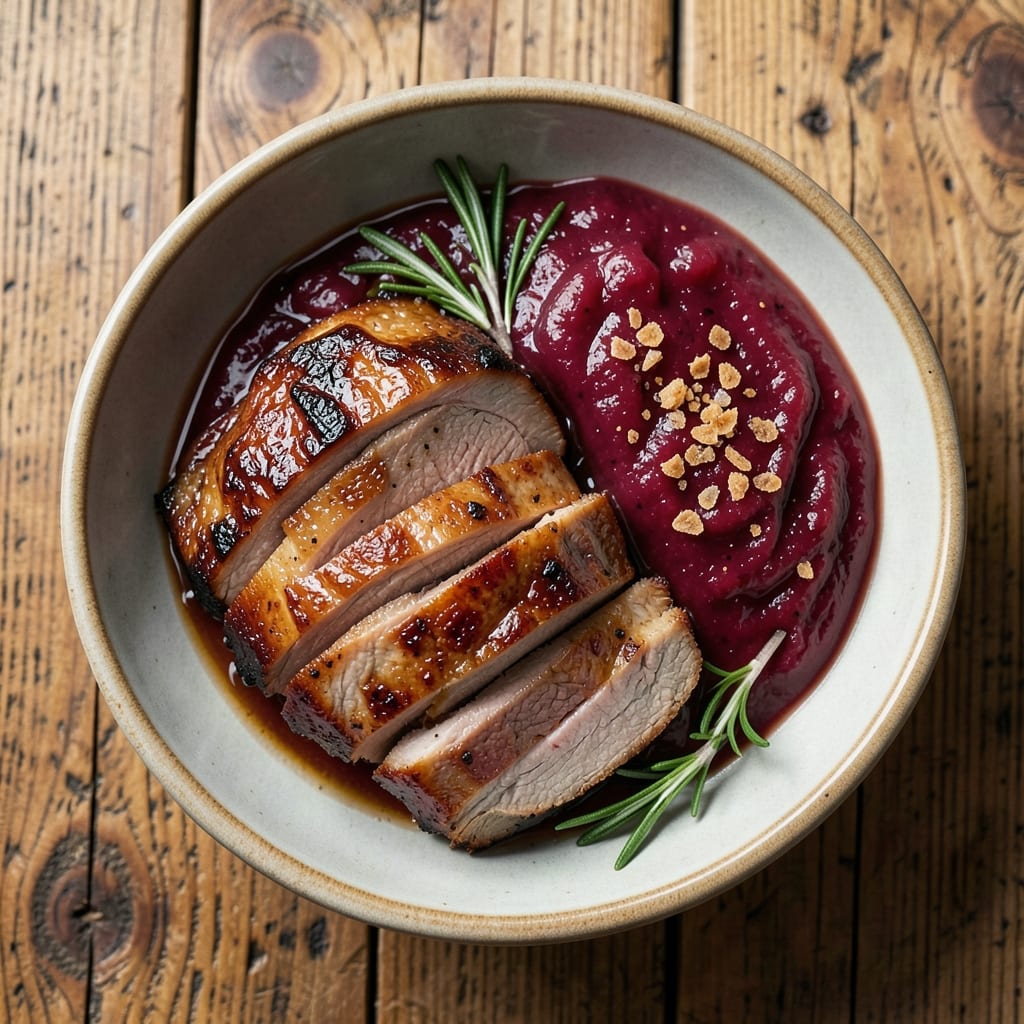 Applesauce Roast Pork Recipe: Spiced Apple Glaze That Caramelizes Edges