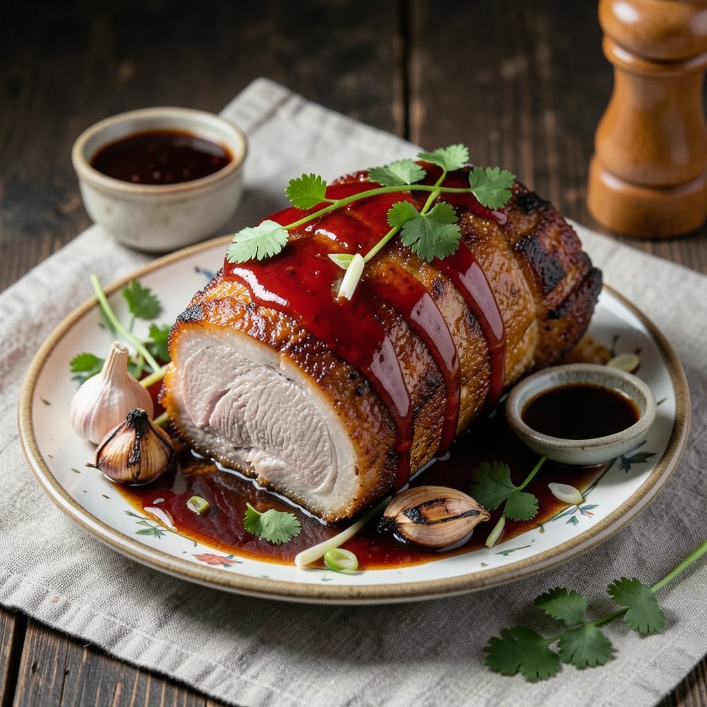 Authentic Chinese Roast Pork Recipe: Five-Spice Glazed Crispy Skin Magic