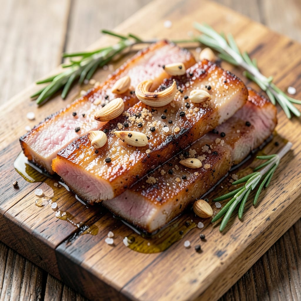Baked Pork Belly Strips Recipe: Crispy Bark and Melting Fat Bites