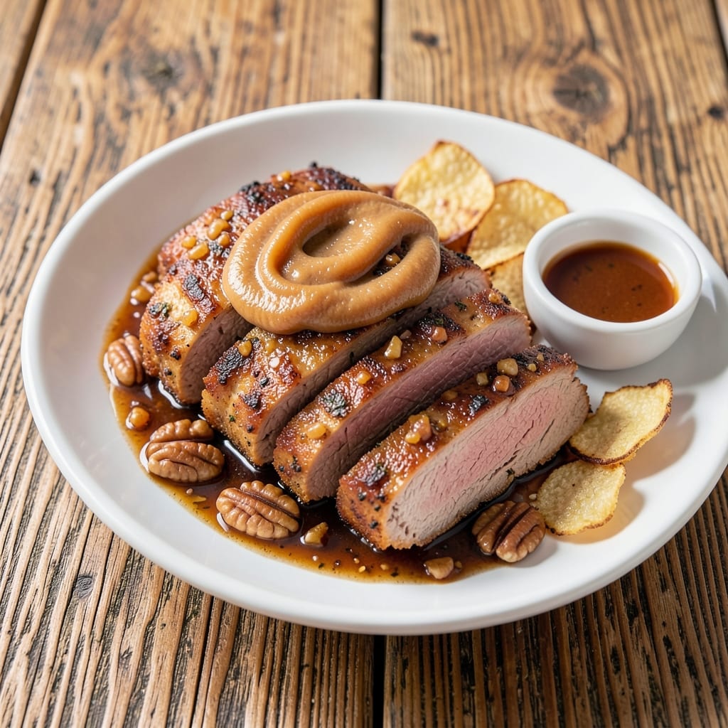 Apple Bourbon Pork Loin Recipe: Spiced Whiskey Glaze That Caramelizes to Perfection
