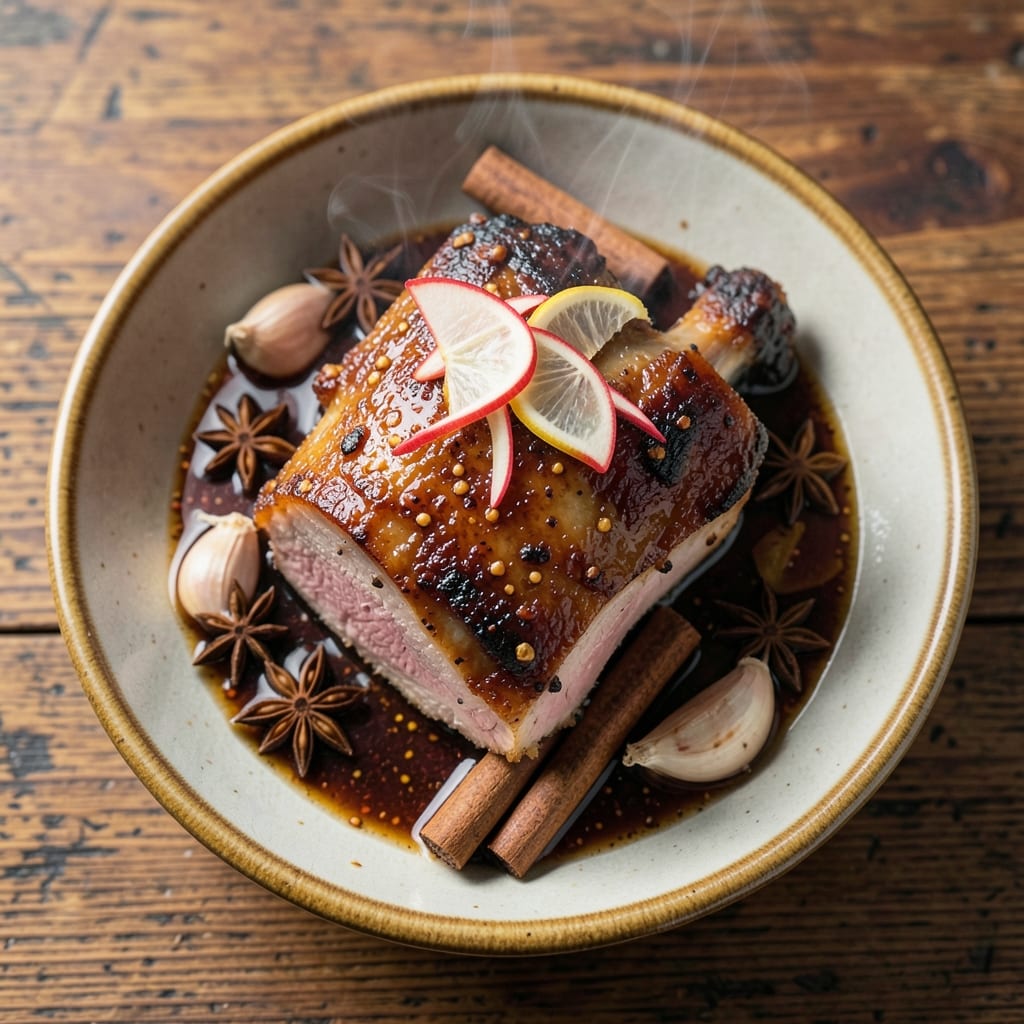 Asian Style Pork Roast Recipe: Five-Spice Glazed Crispy Skin Magic