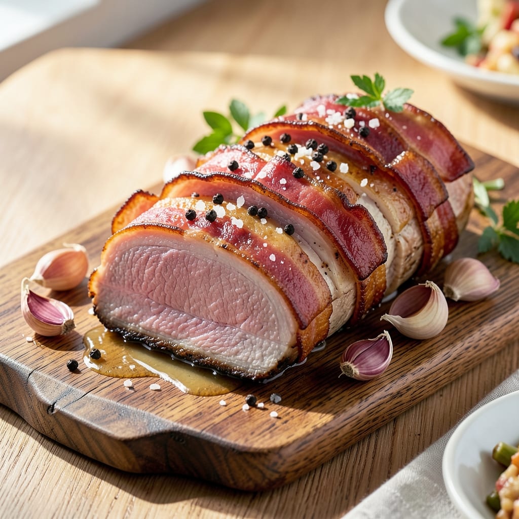 Bacon-Wrapped Pork Loin Roast Recipe: Crispy Bark Meets Juicy, Smoky Heart