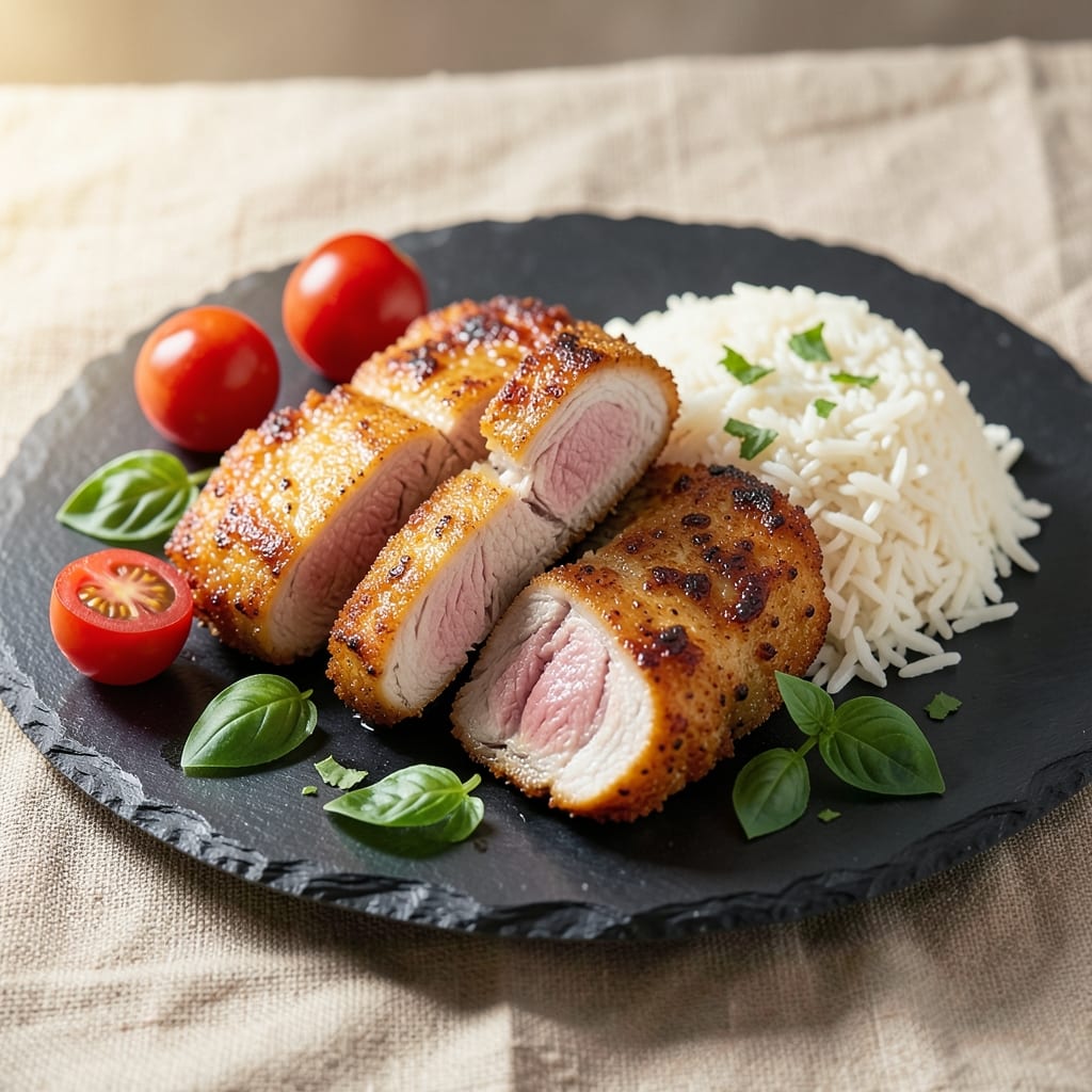 Air Fryer Fried Pork Chops Recipe: Juicy Pork with Crispy-Cracked Bites
