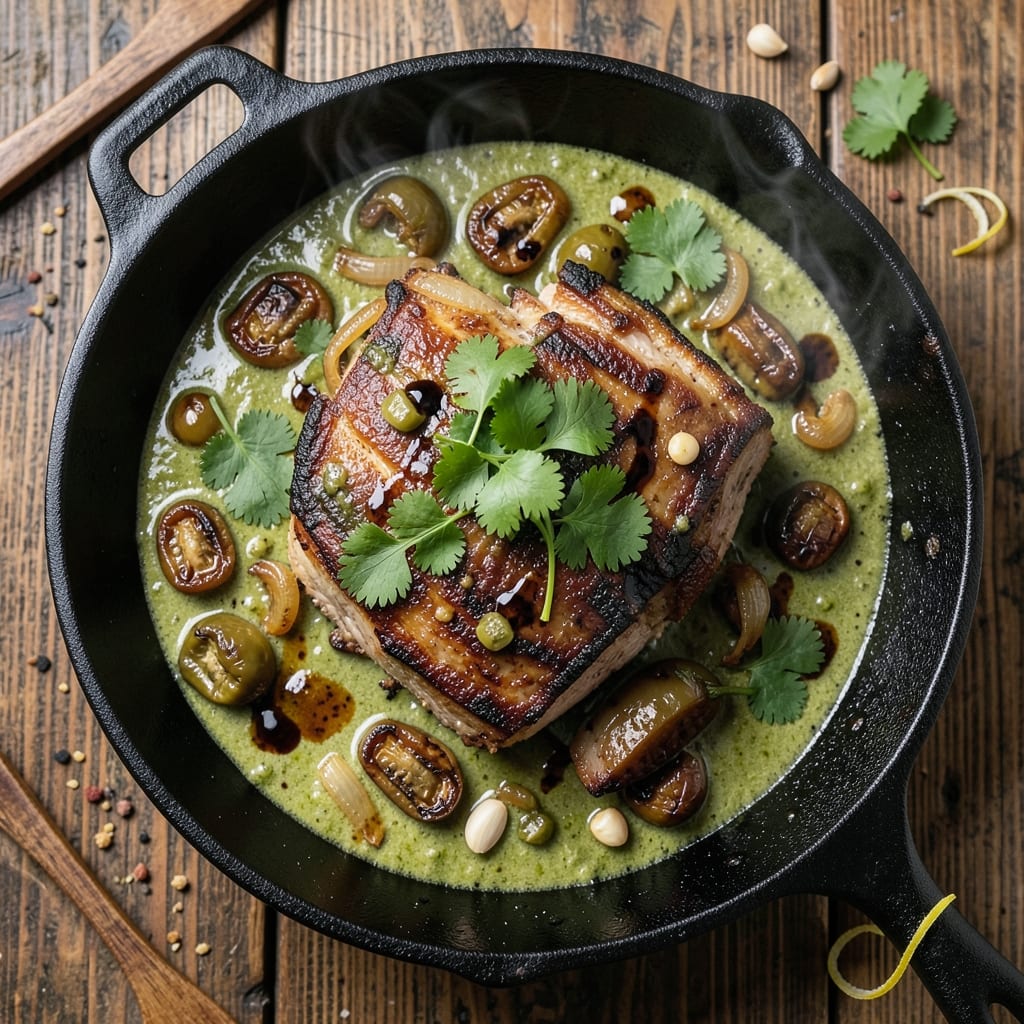 Authentic Slow-Cooker Pork Chili Verde Recipe: Smoky Tomato and Herb Infusion