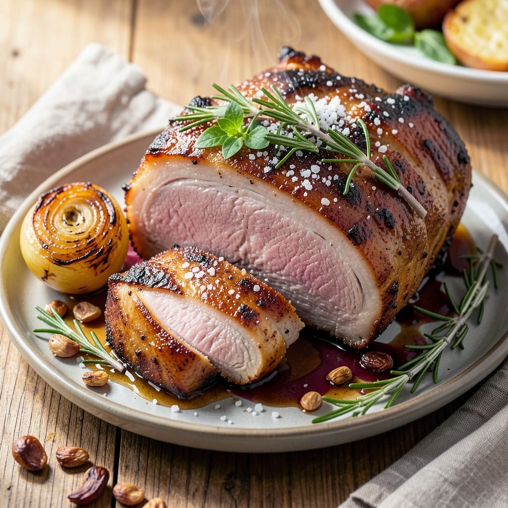 Air Fryer Rotisserie Pork Roast Recipe: Juicy, Golden Crisp in 1 Hour