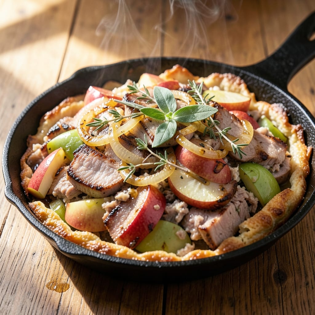Apple and Pork Stuffing Recipe: Caramelized Apple Crunch Meets Savory Pork