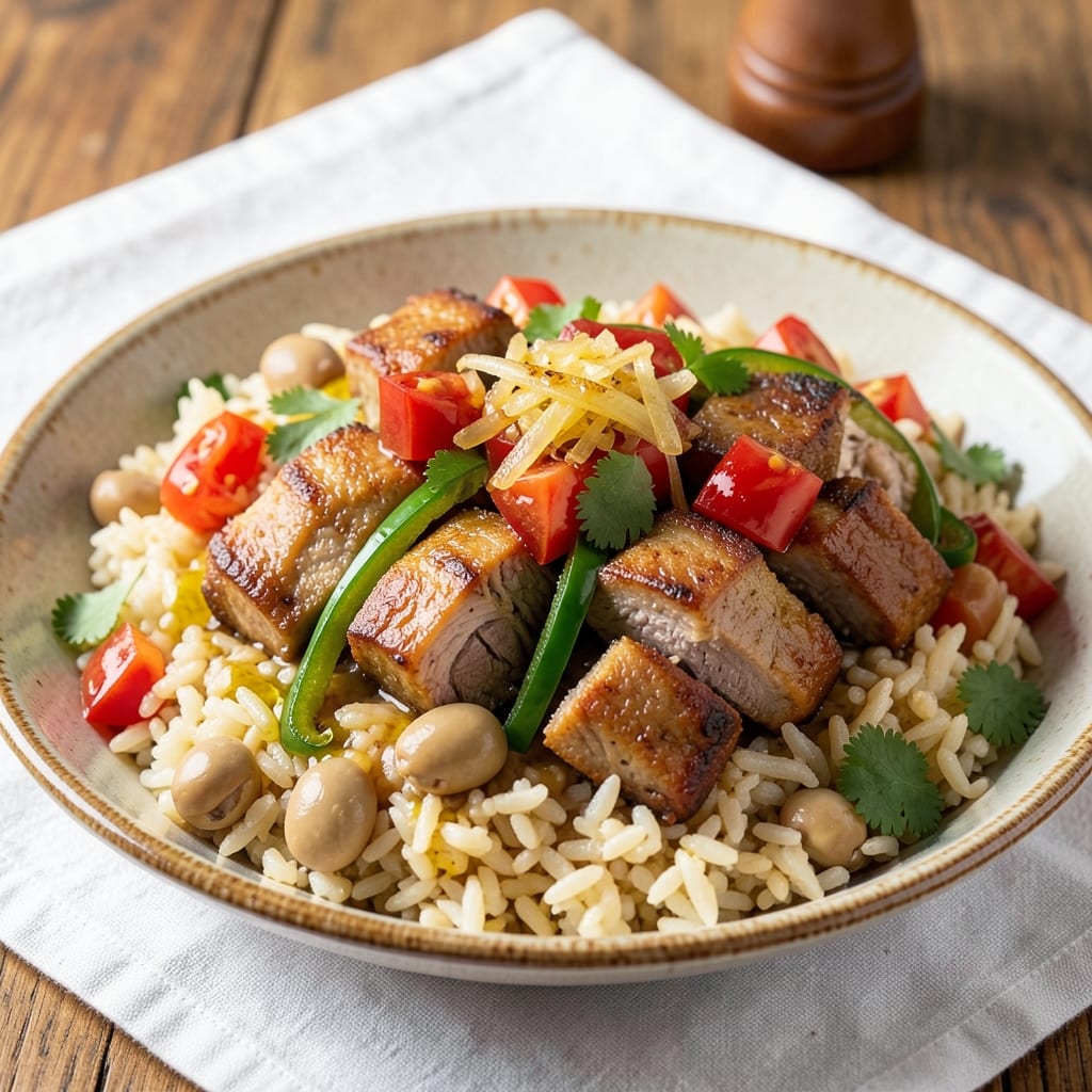 Arroz Con Gandules Recipe with Pork: Puerto Rican Rice One-Pot Magic