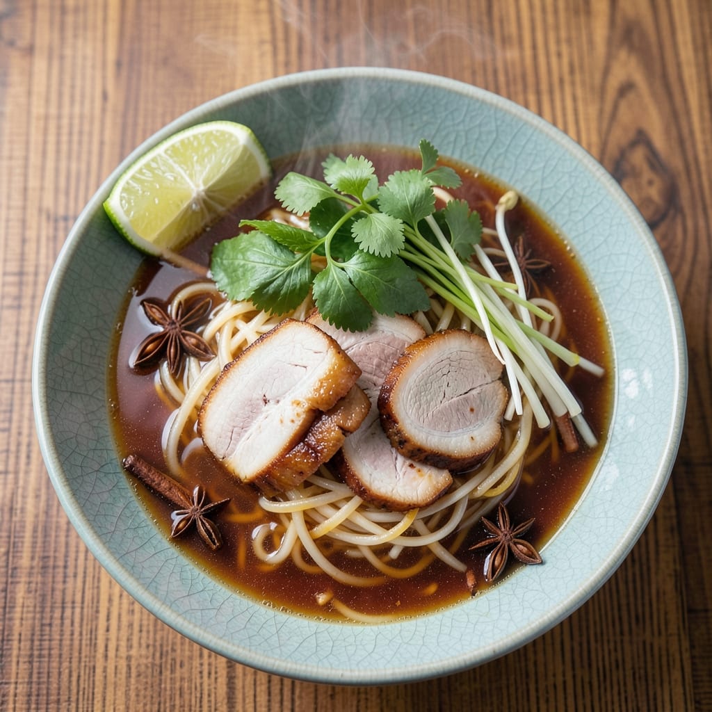 Authentic Pork Pho Recipe: Star-Anise-Infused Broth with Silky Rice Noodles