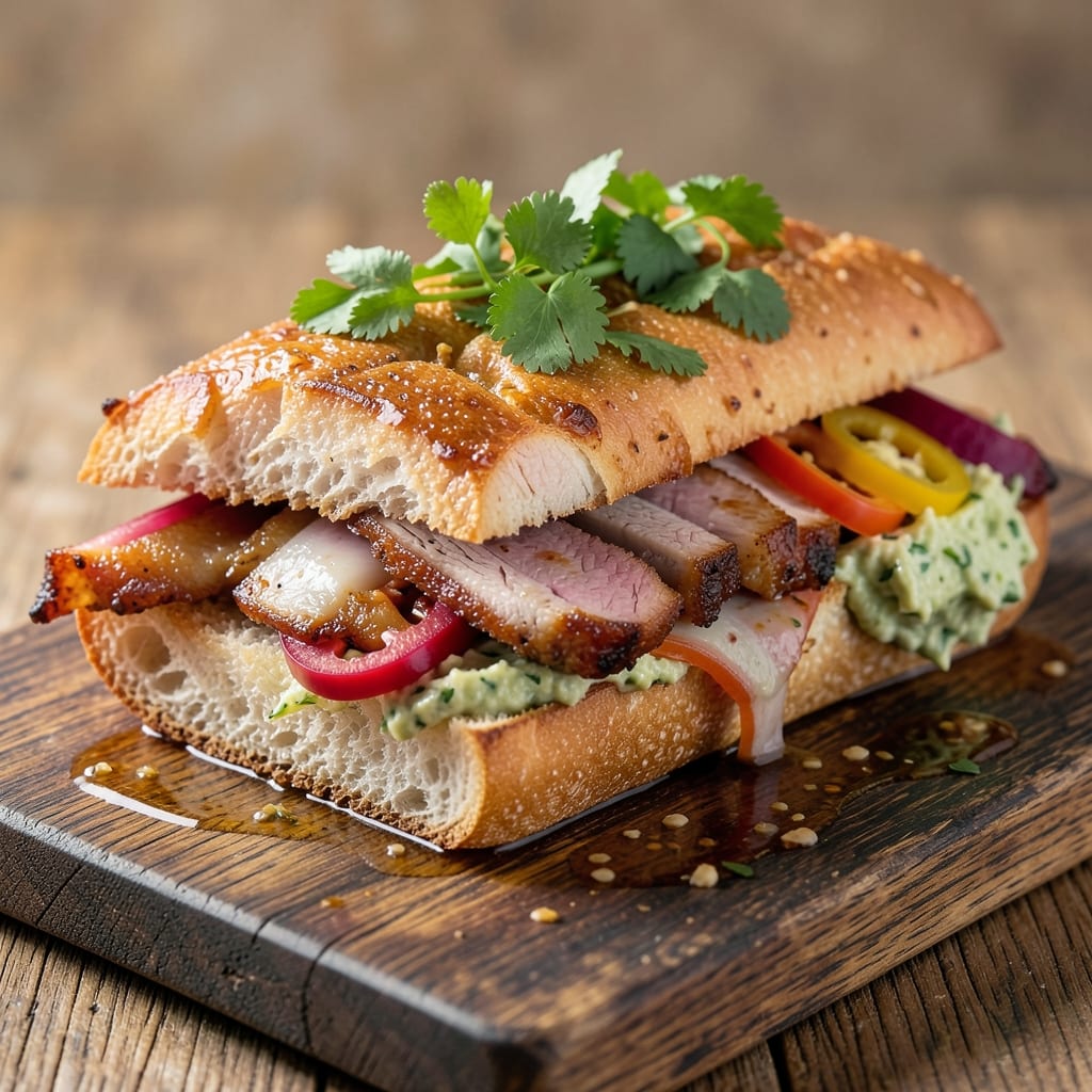 Authentic Pork Belly Banh Mi Recipe: Crispy-Crackling Fat and Tangy Pickled Crunch