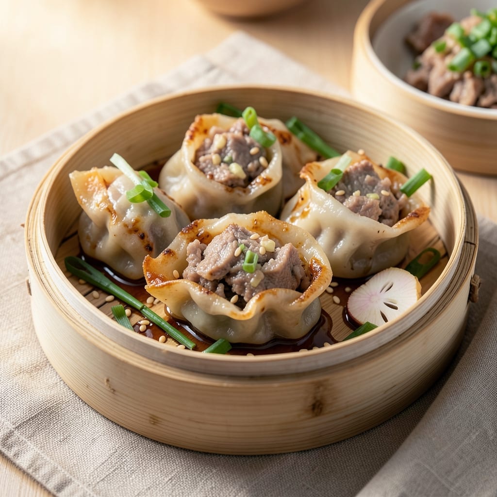 Authentic Pork Dumplings Recipe: Pan-Fried Crispy Edges and Silky Centers