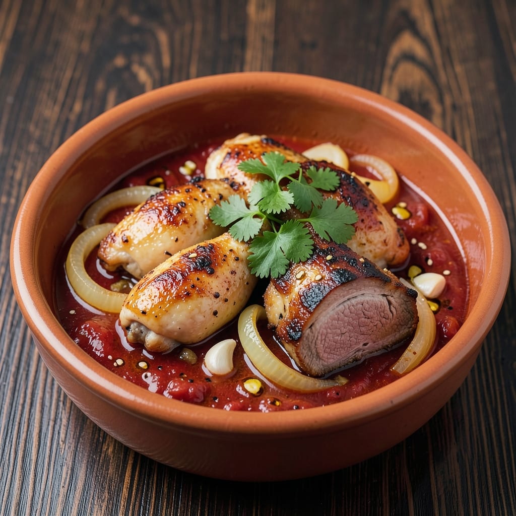 Afritada Chicken and Pork Recipe: Filipino-Style Stew with Tangy Vinegar Zing