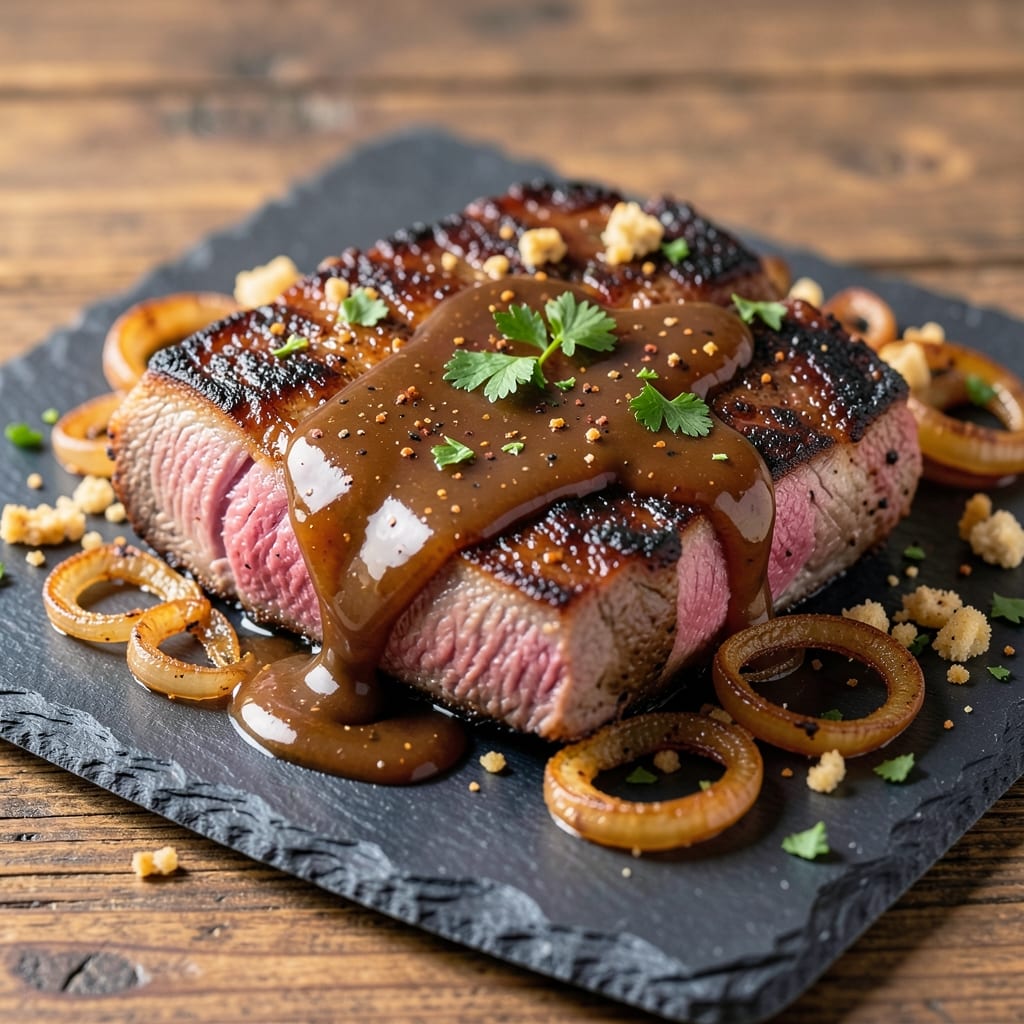 Baked BBQ Pork Steak Recipe: Smoky Caramelized Crust With Juicy Pink Centers